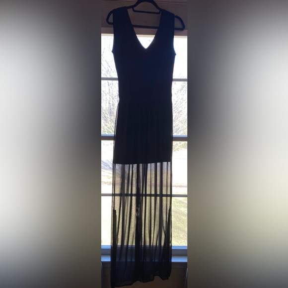 Stretta Bondage dress with chiffon over skirt - Picture 1 of 8